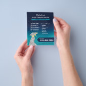 ホームクリーニングハウス保ズサービス海ブルー チラシ (手)