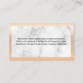 ホームクリーニングロゴ |メイドスクラブタイル 名刺 (裏面)