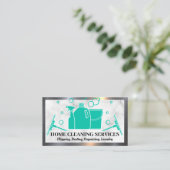 ホームクリーニング用品 |シャボン玉 名刺 (スタンド正面)