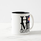 ホームクレステッドビュート11oz ツートーンマグカップ (正面右)