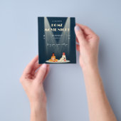 ホームクールムービー夜のダークフライヤー チラシ (手)