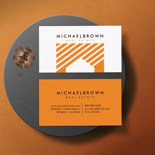 ホームグラフィックオレンジレントハウス 名刺