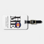 ホームグリーンウッドビレッジコロラドラゲッジタグ ラゲッジタグ (正面横)