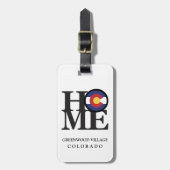 ホームグリーンウッドビレッジコロラドラゲッジタグ ラゲッジタグ (正面縦)