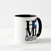 ホームグリーンリバー11oz マグカップ (正面右)