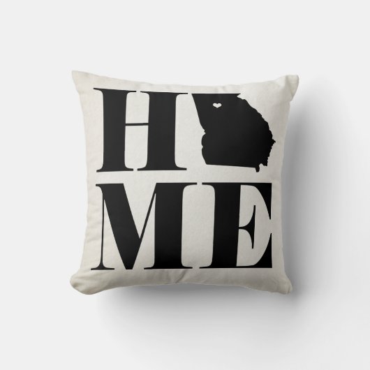 ホームグルジア州ピローあなたの色を選択 クッション (正面)