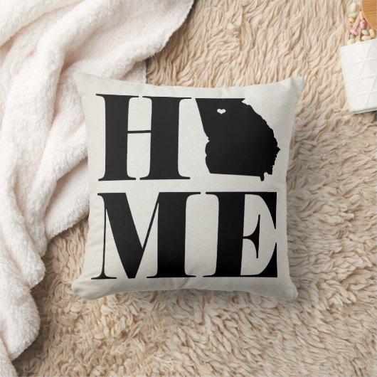 ホームグルジア州ピローあなたの色を選択 クッション (ブランケット)