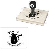 ホームグロウンハニービーハイブ ラバースタンプ (押印)