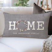 ホームコットンリースファームハ素朴ウス ランバークッション