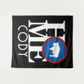 ホームコディーワイオミング タペストリー (正面(横))