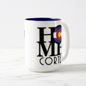 ホームコルテズコロラド15oz ツートーンマグカップ (正面右)