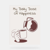 ホームコーヒーステーションコーヒーコア アクリルサイン (正面)