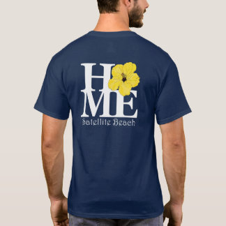 ホームサテライトビーチイエローヒビサス Tシャツ
