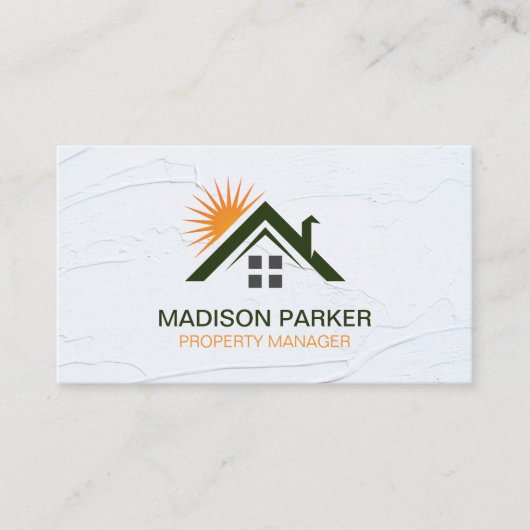 ホームサンシャイン |商用プライベートのプロパティ 名刺 (正面)