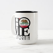 ホームサンタクルーズカリフォルニア15oz ツートーンマグカップ (正面左)