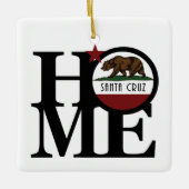 ホームサンタクルーズカリフォルニア セラミックオーナメント (正面)