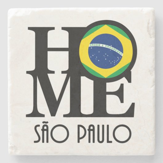 ホームサンパウロブラジル ストーンコースター (正面)