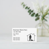 ホームサービスおよび建築名刺 名刺 (スタンド正面)