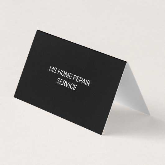 ホームサービスの修復 |ハードウェアツール |便利屋 名刺 (裏面)