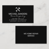 ホームサービスの修復 | ハードウェアツール 名刺 (正面/裏面)