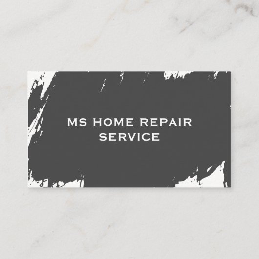 ホームサービスの修復 | ハードウェアツール 名刺 (裏面)