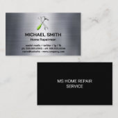 ホームサービスの修復 |ハードウェアハンドツール 名刺 (正面/裏面)