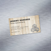 ホームサービスアイコン |木製ボード マグネット名刺 (インサイチュ)