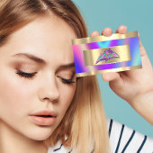 ホームサービス不動産庁QRCodeロゴホログラフ 名刺