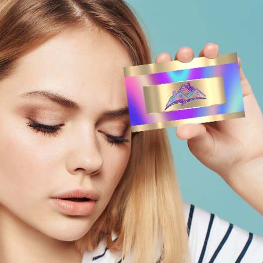 ホームサービス不動産庁QRCodeロゴホログラフ 名刺