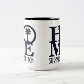 ホームサーフサイドビーチSC 15oz ツートーンマグカップ (中央)