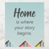 ホームザネイバーズ引用文ホームボディ引用文ポステ ワインラベル (シングルラベル)