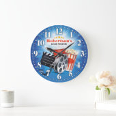 ホームシアターシネマペルソナブルウォールクロック ラージ壁時計 (ホーム)