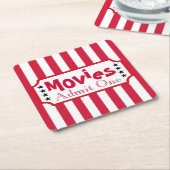 ホームシアターシネマムービーコースター スクエアペーパーコースター (アングル)