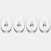 ホームシアターバーステムレスワイングラス飲み物用品 ステムなしワイングラス (正面)