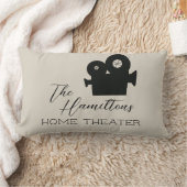 ホームシアタームービールームカスタム ランバークッション (ブランケット)