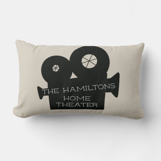 ホームシアター映画カスタム ランバークッション (正面)
