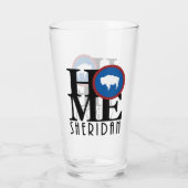 ホームシェリダンワイオミング タンブラーグラス (裏面)