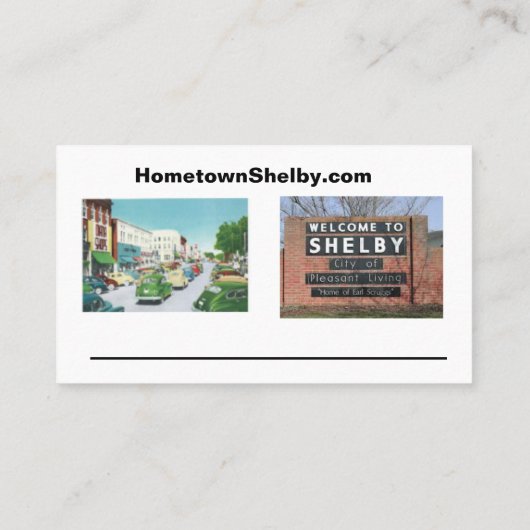 ホームシェルビービジネスカード 名刺 (裏面)