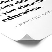 ホームショやる気を起こさせるーリング教育引用文 ポスター (角)