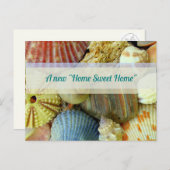 ホームスイーツビーチホームシーシェルムービングポストカード 案内ポストカード (正面/裏面)