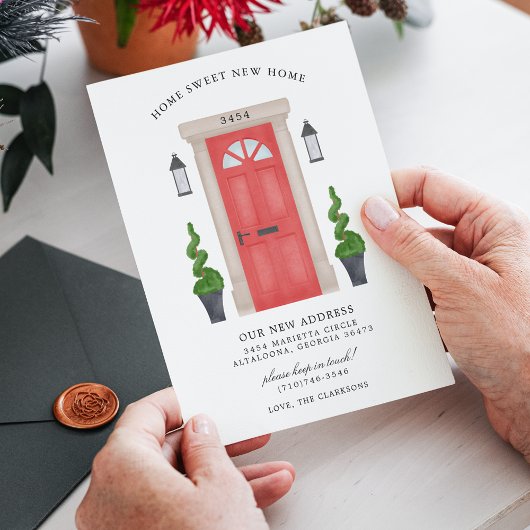 ホームスイートニューホームムービング招待状 招待状