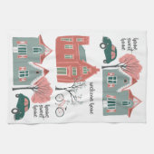 ホームスイートホームかわいい家のキッチンタオル キッチンタオル (横)