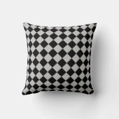 ホームスイートホームとダイヤモンドパターン クッション (裏面)