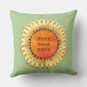 ホームスイートホームのひまわり クッション (裏面)