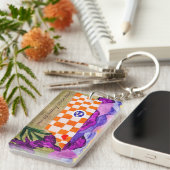 ホームスイートホームアクリルキーチェーン キーホルダー (正面右)