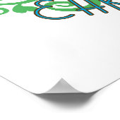 ホームスイートホームアースデイアニマルズプリント ポスター (角)