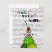 ホームスイートホームイラストレーション ポストカード (正面/裏面)