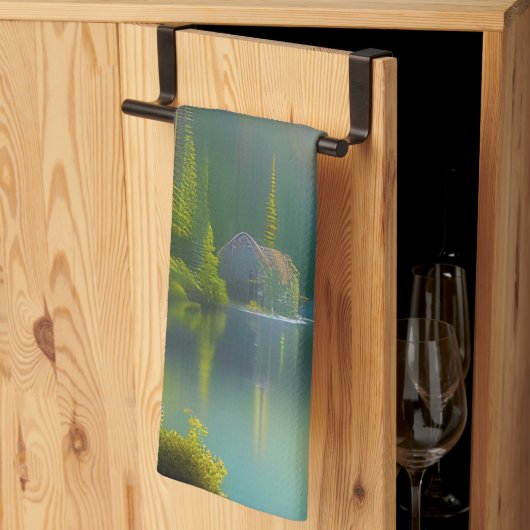 ホームスイートホームインザウッズ キッチンタオル (三つ折り)