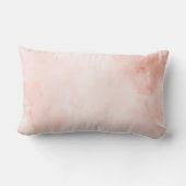 ホームスイートホームウォーターカラーピンクネイビーピロー ランバークッション (裏面)