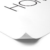 ホームスイートホームウォールアートプリントタイポグラフィポスター ポスター (角)